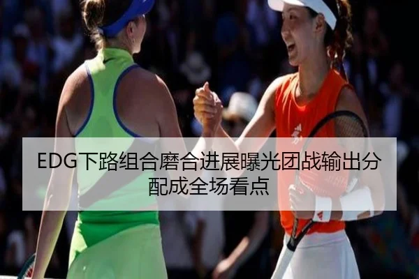 EDG下路组合磨合进展曝光团战输出分配成全场看点